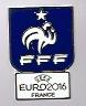 Pin Fussballverband Frankreich EURO 2016